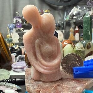 💗 Lovers Pink Opal Sculpture